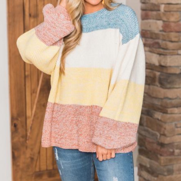 Pink Lily Sweater - Picture 1 of 4